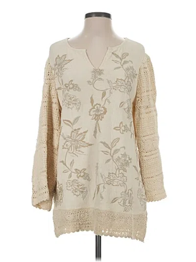Pre-owned Soft Surroundings Pullover Sweater In Ivory