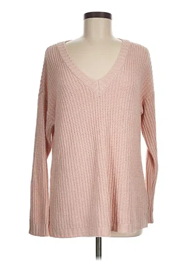 Pre-owned Soft Surroundings Pullover Sweater In Pink