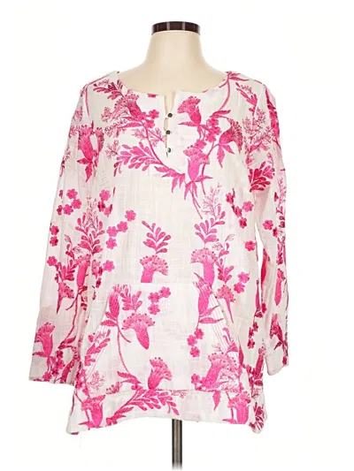 Pre-owned Soft Surroundings Pullover Sweater In Pink