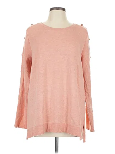 Pre-owned Soft Surroundings Pullover Sweater In Pink