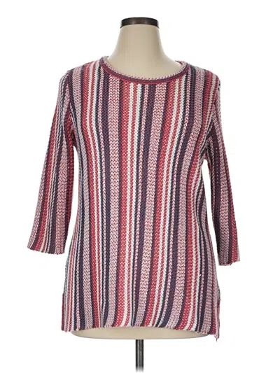 Pre-owned Soft Surroundings Pullover Sweater In Pink