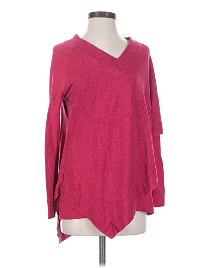 Pre-owned Soft Surroundings Pullover Sweater In Pink
