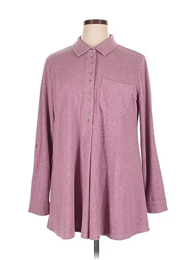 Pre-owned Soft Surroundings Pullover Sweater In Purple