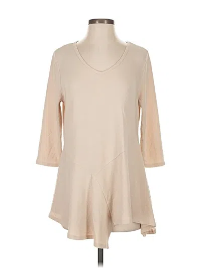 Pre-owned Soft Surroundings Pullover Sweater In Tan
