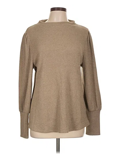 Pre-owned Soft Surroundings Pullover Sweater In Tan