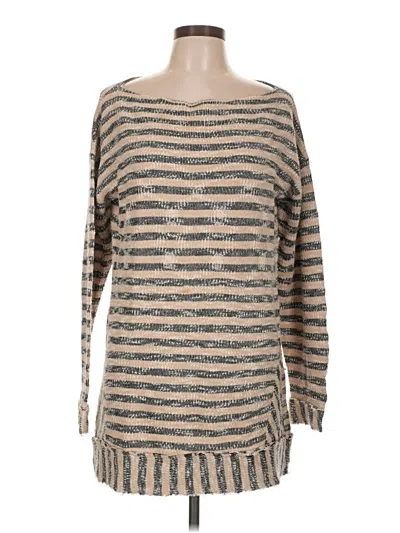 Pre-owned Soft Surroundings Pullover Sweater In Tan
