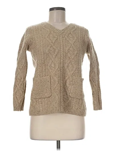 Pre-owned Soft Surroundings Pullover Sweater In Tan