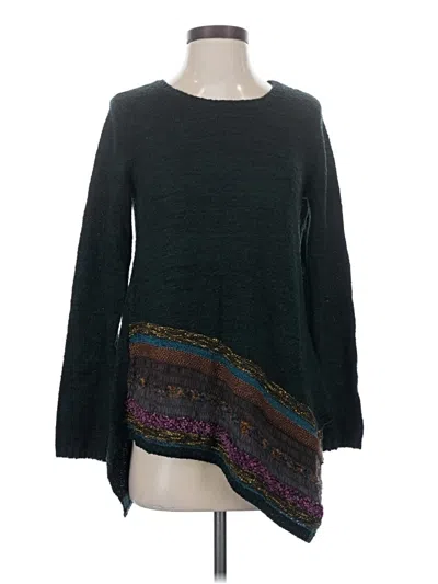Pre-owned Soft Surroundings Pullover Sweater In Teal