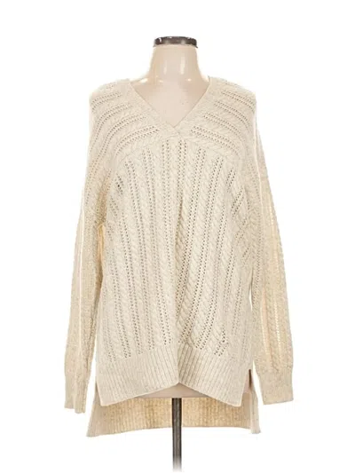 Pre-owned Soft Surroundings Pullover Sweater In White