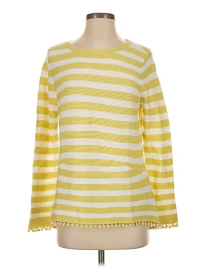 Pre-owned Soft Surroundings Pullover Sweater In Yellow