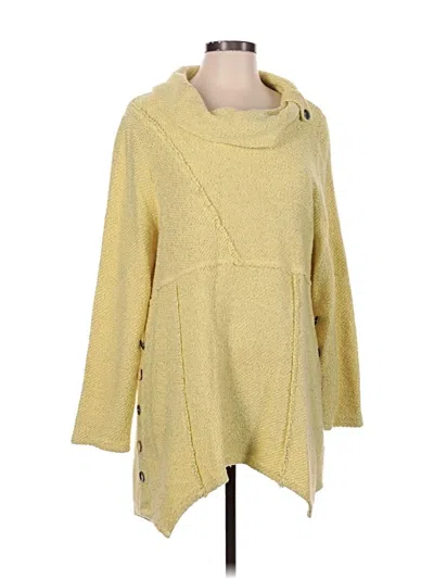Pre-owned Soft Surroundings Pullover Sweater In Yellow