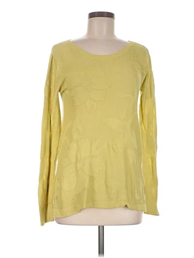 Pre-owned Soft Surroundings Pullover Sweater In Yellow