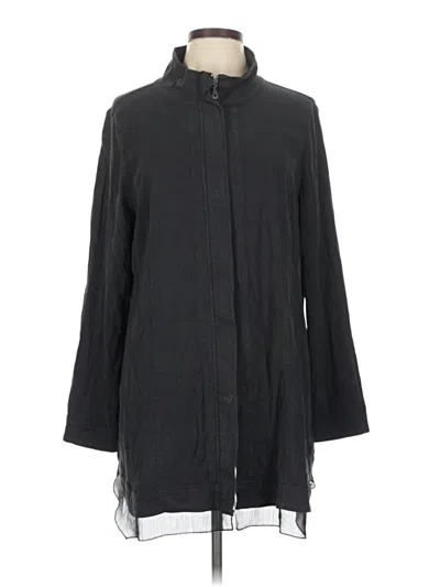 Pre-owned Soft Surroundings Raincoat In Black