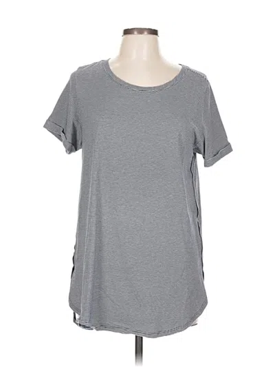 Pre-owned Soft Surroundings Short Sleeve T-shirt In Gray