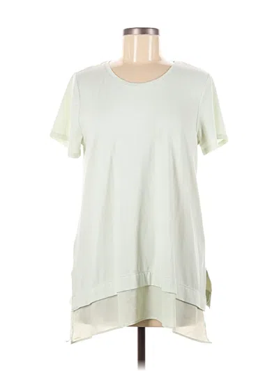 Pre-owned Soft Surroundings Short Sleeve T-shirt In Green