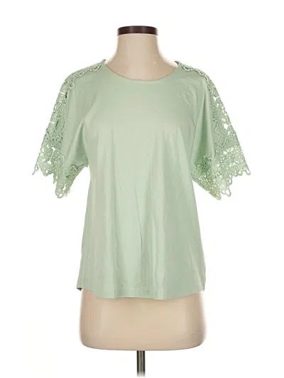 Pre-owned Soft Surroundings Short Sleeve T-shirt In Green