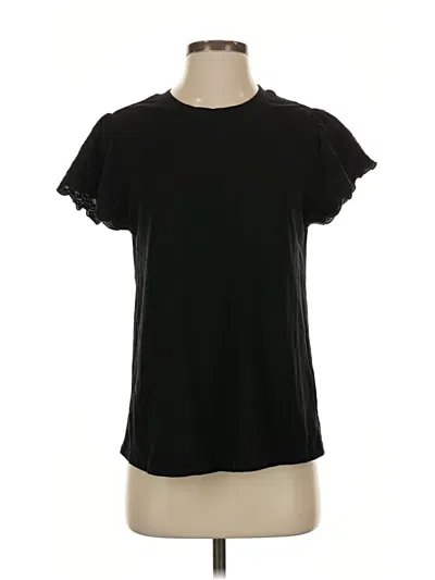 Pre-owned Soft Surroundings Short Sleeve T-shirt In Black