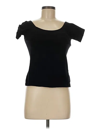 Pre-owned Soft Surroundings Short Sleeve T-shirt In Black