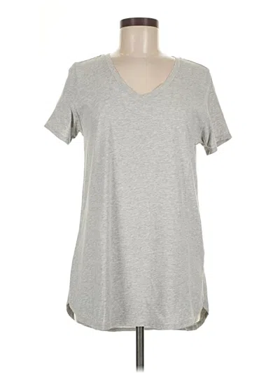 Pre-owned Soft Surroundings Short Sleeve T-shirt In Gray