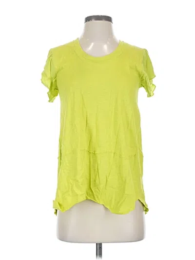Pre-owned Soft Surroundings Short Sleeve T-shirt In Green