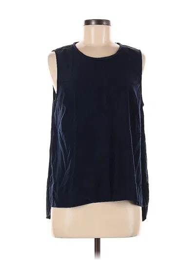 Pre-owned Soft Surroundings Sleeveless Blouse In Blue