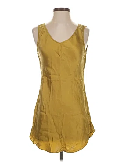 Pre-owned Soft Surroundings Sleeveless Blouse In Gold