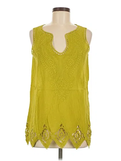 Soft Surroundings Sleeveless Blouse In Green