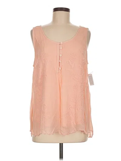 Pre-owned Soft Surroundings Sleeveless Blouse In Pink