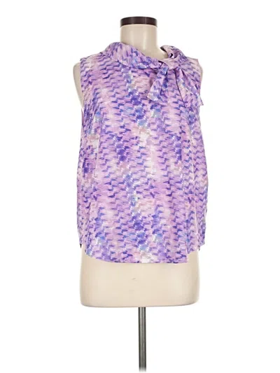Pre-owned Soft Surroundings Sleeveless Blouse In Purple