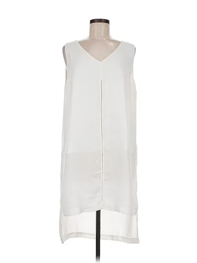 Pre-owned Soft Surroundings Sleeveless Blouse In White