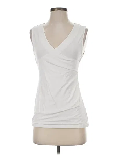 Pre-owned Soft Surroundings Sleeveless Top Ivory Cowl Neck Tops