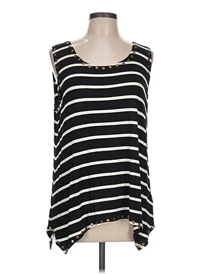 Pre-owned Soft Surroundings Sleeveless T-shirt In Black
