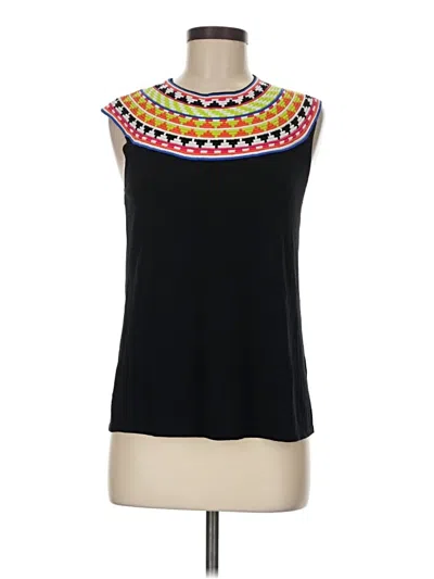 Pre-owned Soft Surroundings Sleeveless T-shirt In Black