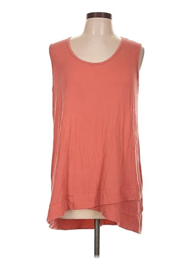 Pre-owned Soft Surroundings Sleeveless T-shirt In Orange