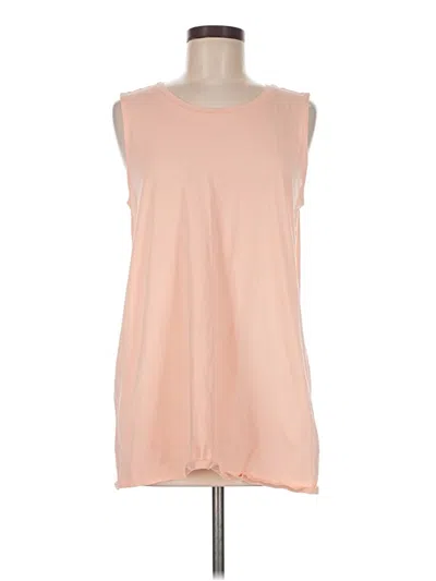 Pre-owned Soft Surroundings Sleeveless T-shirt In Pink
