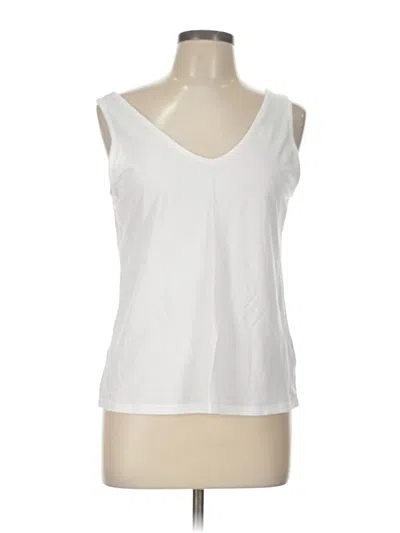 Pre-owned Soft Surroundings Sleeveless T-shirt In White