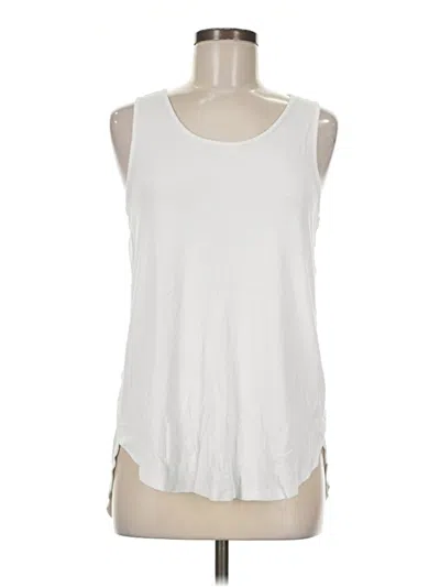 Pre-owned Soft Surroundings Sleeveless T-shirt In White