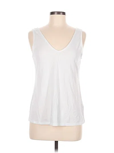 Pre-owned Soft Surroundings Sleeveless T-shirt In White