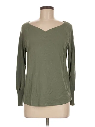 Pre-owned Soft Surroundings Sweatshirt In Green