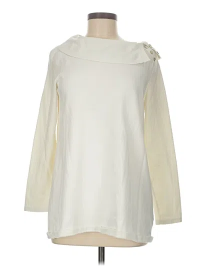 Pre-owned Soft Surroundings Sweatshirt In White