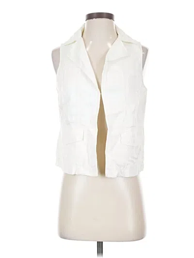 Pre-owned Soft Surroundings Tank Top Ivory Halter Neckline Tops