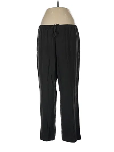 Pre-owned Soft Surroundings Track Pants In Black