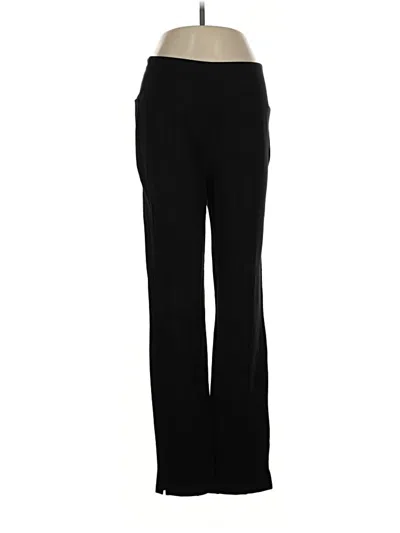 Pre-owned Soft Surroundings Track Pants In Black