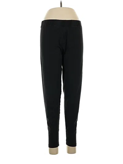 Pre-owned Soft Surroundings Track Pants In Black