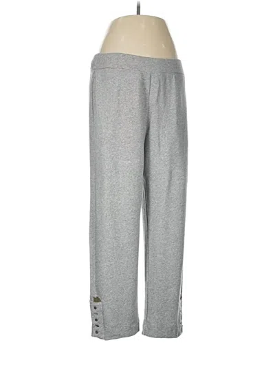 Pre-owned Soft Surroundings Track Pants In Gray