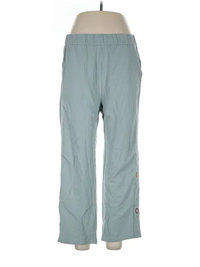 Pre-owned Soft Surroundings Track Pants In Teal