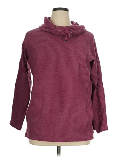 Pre-owned Soft Surroundings Turtleneck Sweater In Burgundy