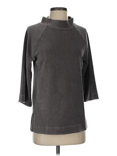 Pre-owned Soft Surroundings Turtleneck Sweater In Gray