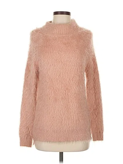 Pre-owned Soft Surroundings Turtleneck Sweater In Pink