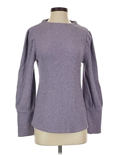 Pre-owned Soft Surroundings Turtleneck Sweater In Purple